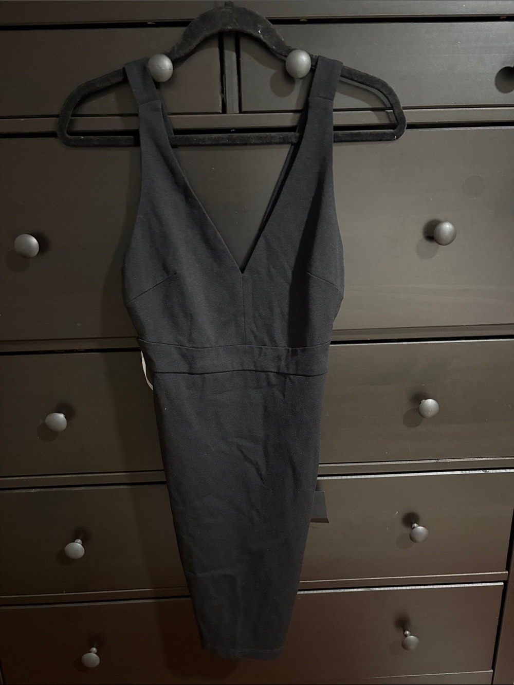 NWT Lulu’s XS Classic Black V-Neck Women’s Mini Dress